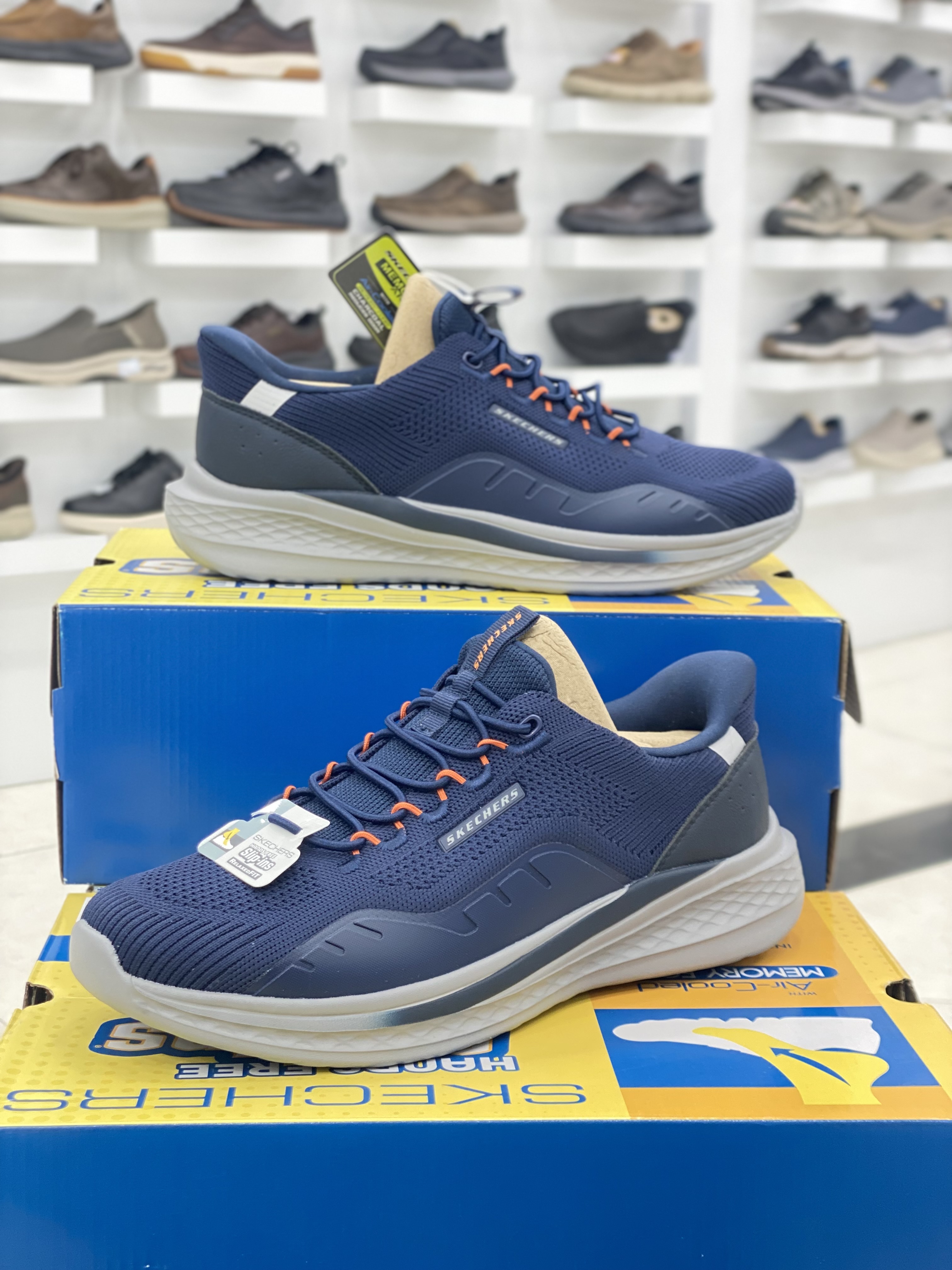 کفش مردانه اسکچرز مدل Skechers 211376-NVY